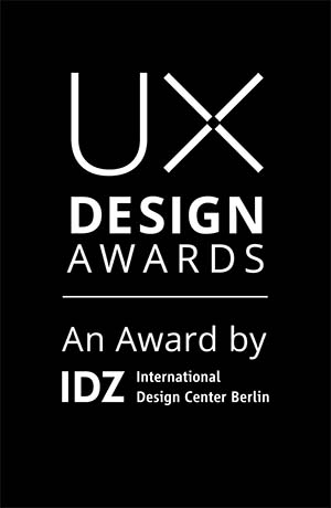 UXDA An Award By IDZ Logo RGB Black460
